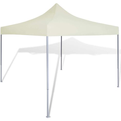 Carpa tienda plegable, Pabellón de Jardín, Pérgola crema 3x3 m KLW5033 BonneVie