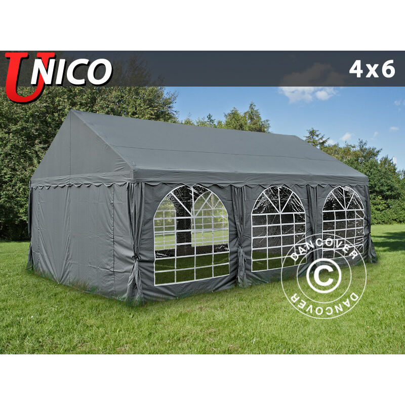 

Carpas para fiestas UNICO 4x6m, Gris oscuro
