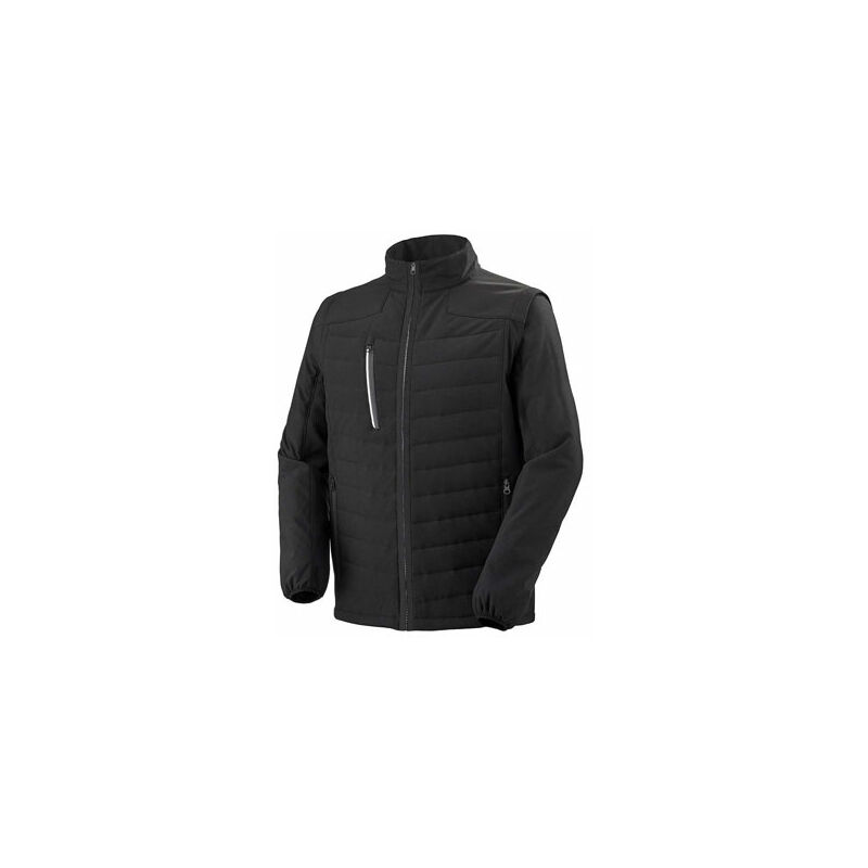 Carpates hybrid jacket black 3XL - charcoal grey / black