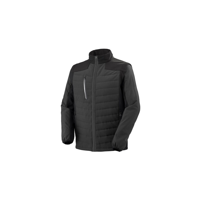 Carpates hybrid jacket charcoal grey / black m - charcoal grey / black