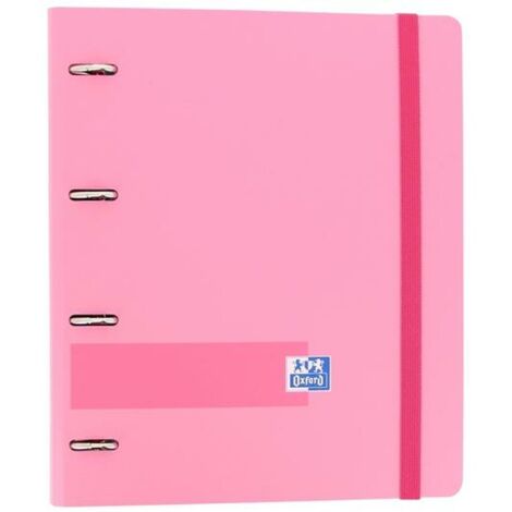 CARPEBLOC OXFORD A4 4AN.100 Hj ROSA CHIC - Pack de 4 unidades