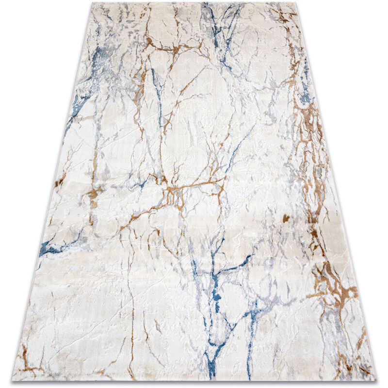 Carpet acrylic elitra 9962 Marble vintage ivory / blue multicolour 240x350 cm