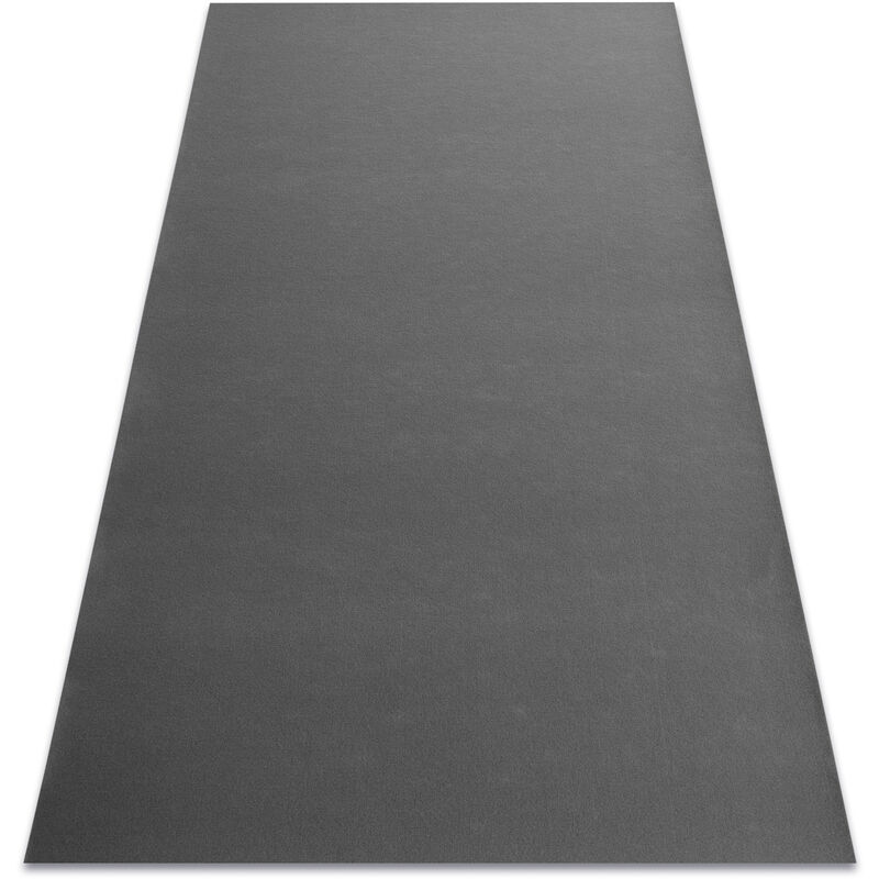 Carpet anti-slip RUMBA 1897 single colour gum dark grey grey 120x200 cm