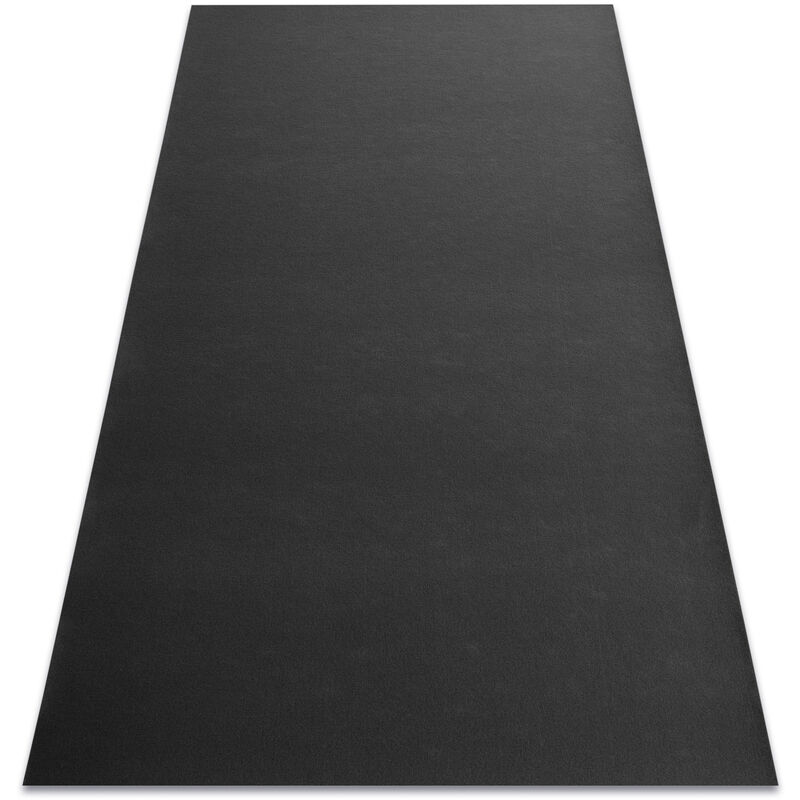 Rugsx - Carpet anti-slip rumba 1909 single colour gum anthracite grey 150x200 cm