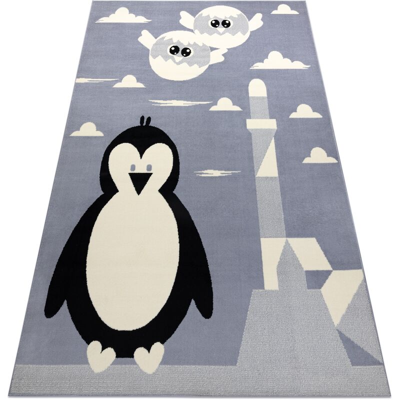 Carpet bcf flash Penguin 3997 - grey grey 200x300 cm