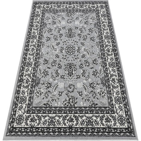 RUGSX Carpet BCF Morad KLASYK classic - grey grey 140x200 cm