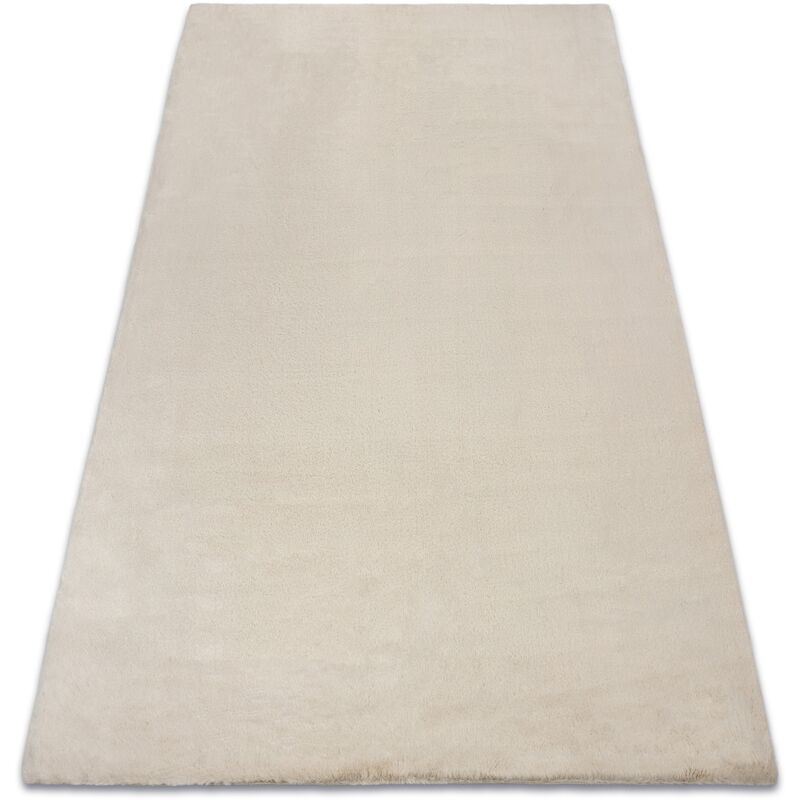 Rugsx - Carpet bunny beige imitation of rabbit fur beige 140x190 cm