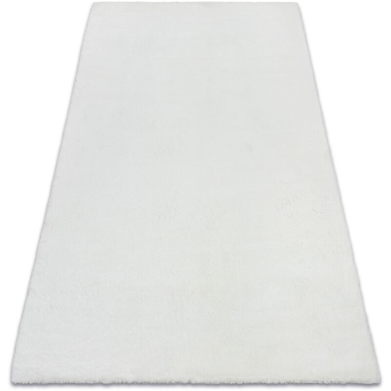 Carpet bunny white imitation of rabbit fur white 120x170 cm