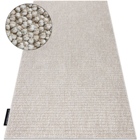 Carpet CASABLANCA LOOP beige, loop, soft beige 400x400 cm