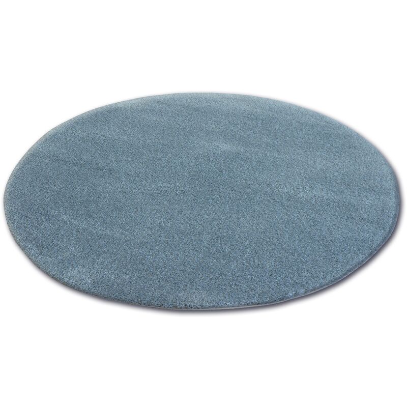 Carpet circle shaggy micro grey grey round 100 cm