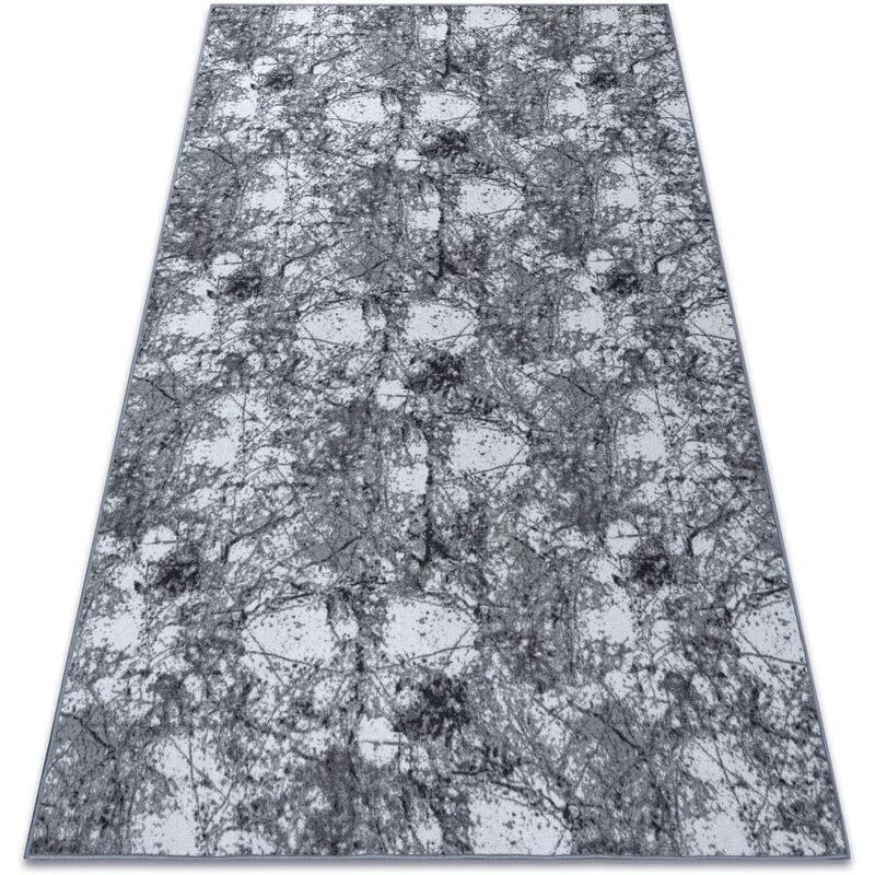 Carpet concrete grey grey 100x300 cm