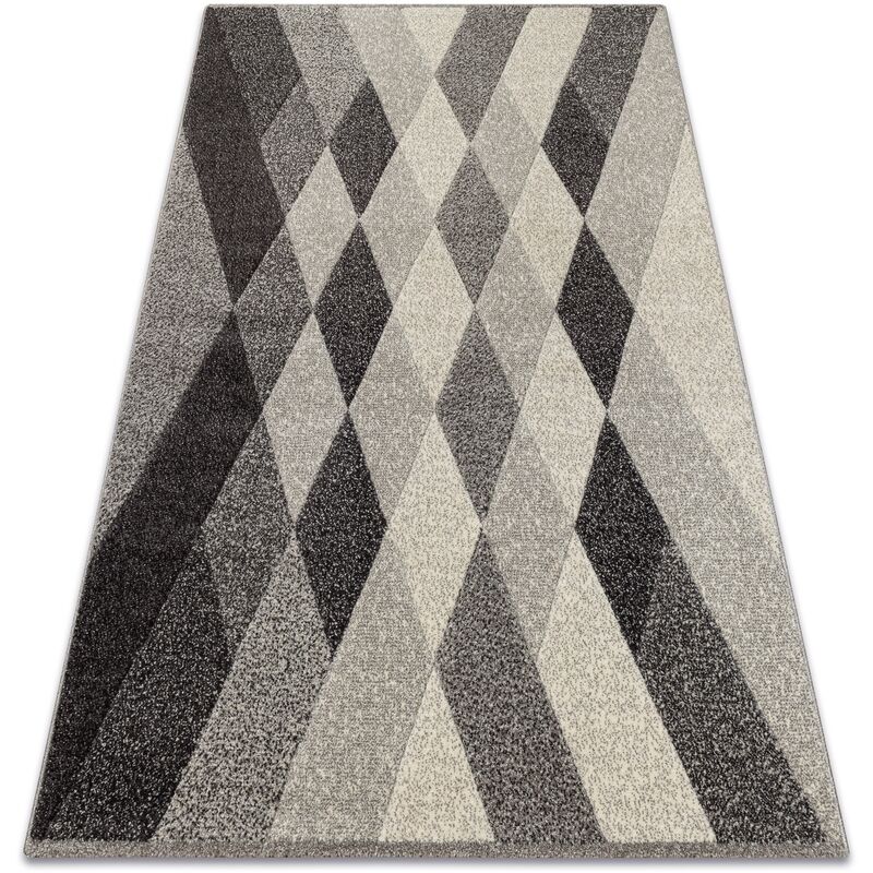 Carpet feel 5674/16811 diamonds grey / anthracite / cream grey 180x270 cm