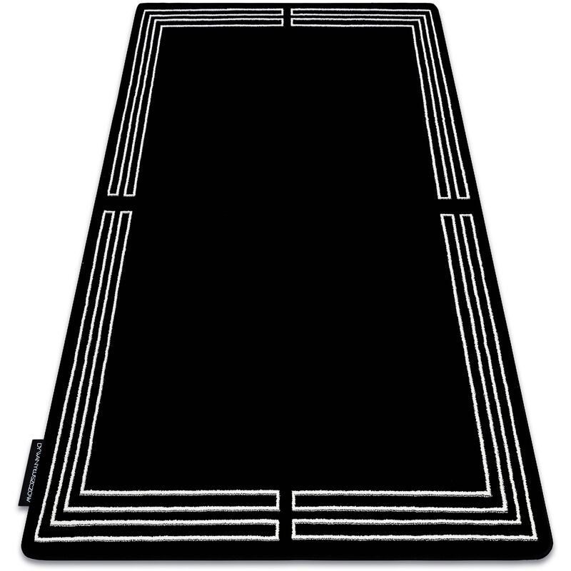 Rugsx Carpet hampton Chick frame black black 160x220 cm