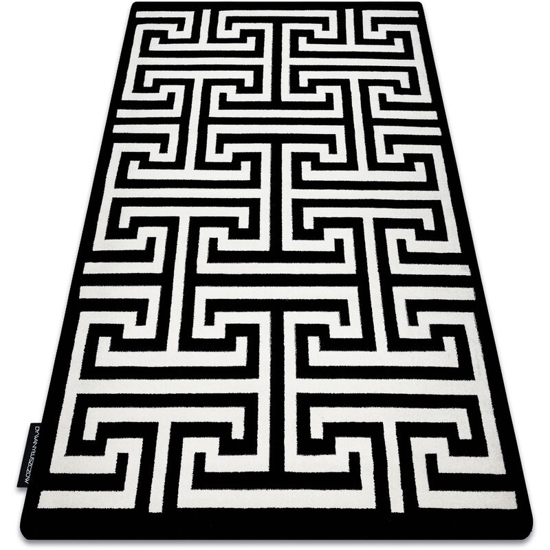 Rugsx Carpet hampton Crown black black 80x150 cm