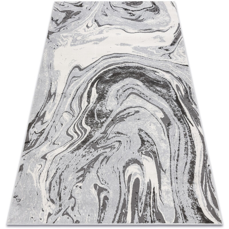 Rugsx - Carpet lira E1686 Abstract, structural, modern, glamour - grey grey 80x150 cm