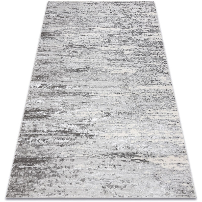 Rugsx - Carpet lira E2558 Concrete, structural, modern, glamour - grey grey 80x150 cm