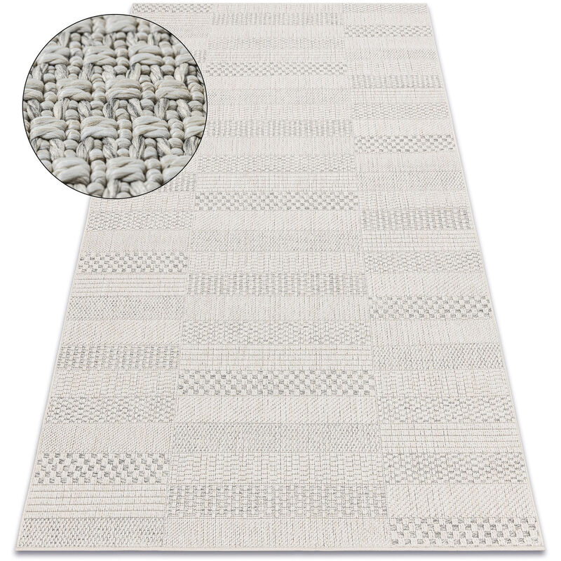 Rugsx - Carpet origi 3736 cream - Boards flat-woven sisal string beige 272x370 cm