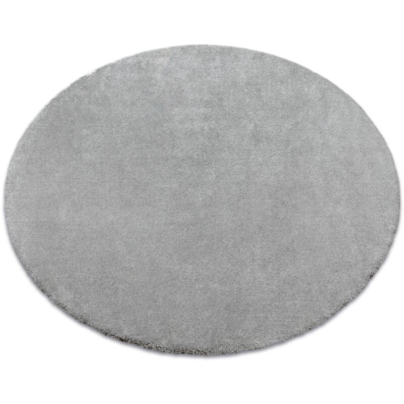 Rugsx Carpet, round star silver grey round 100 cm