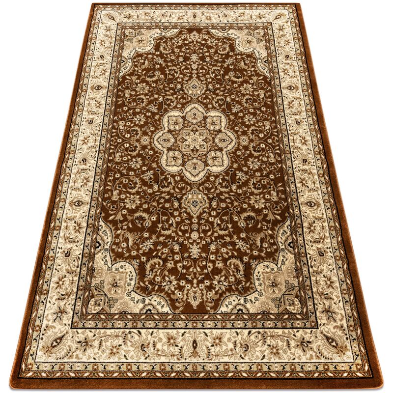 Carpet ROYAL AGY design 0521 brown brown 100x200 cm