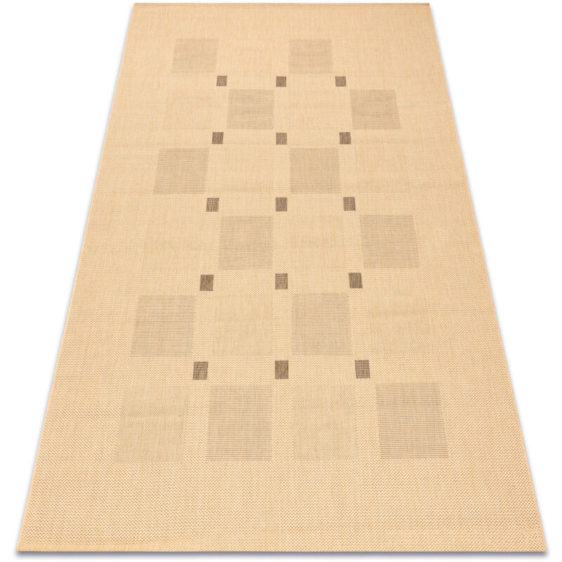 Rugsx - carpet sisal floorlux 20079 mais / coffee beige 140x200 cm
