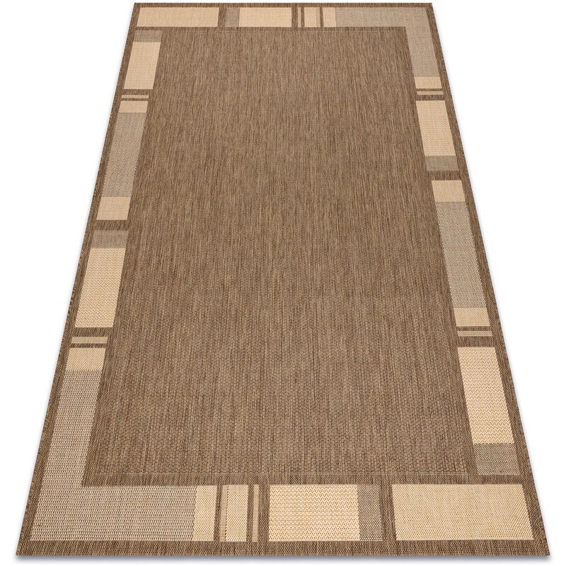 Rugsx - carpet sizal floorlux 20195 coffee / mais brown 80x150 cm