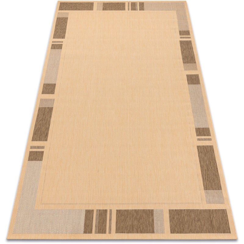 Carpet sizal floorlux 20195 mais / coffee beige 160x230 cm