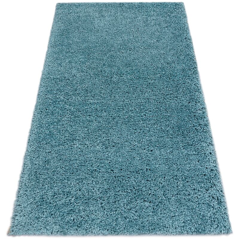 Carpet supreme 51201090 shaggy 5cm turquoise blue 60x115 cm