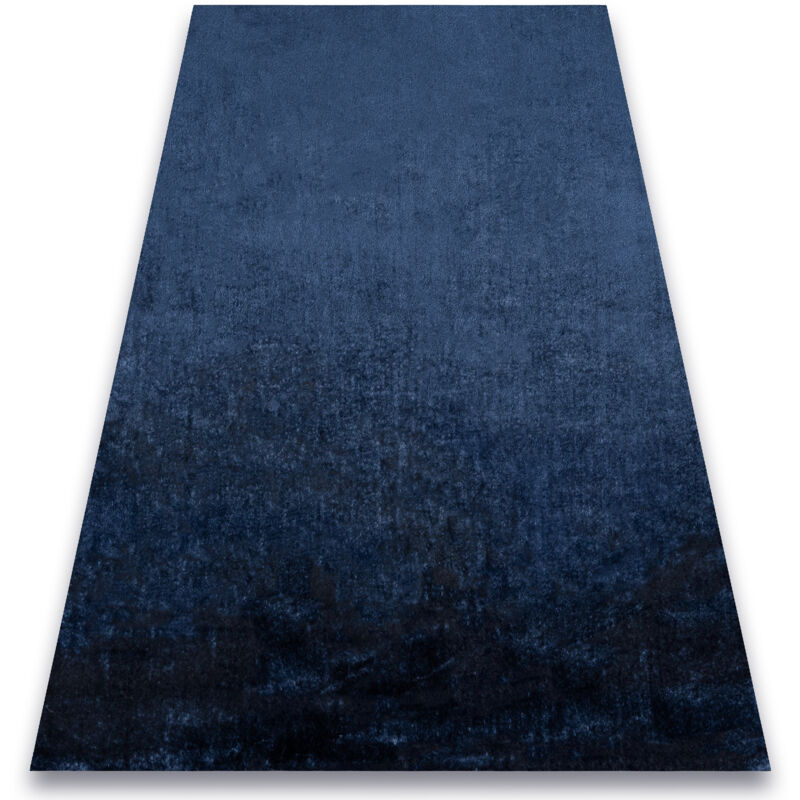 Carpet VISCO dark blue 10 plush, IMITATION OF RABBIT FUR blue 120x170 cm