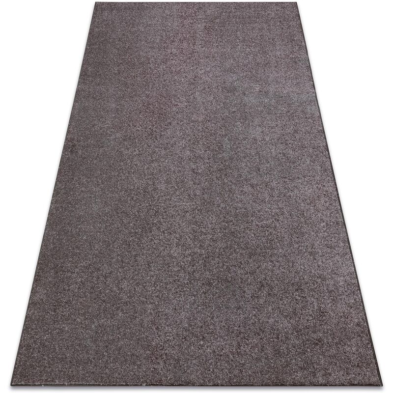 Rugsx - Carpet wall-to-wall santa fe brown 42 plain, flat, one colour brown 100x150 cm