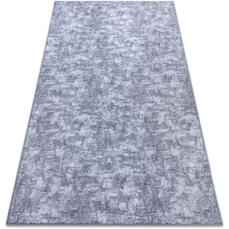 Carpet wall-to-wall SOLID grey 90 CONCRETE Shades of grey and silver 100x150 cm