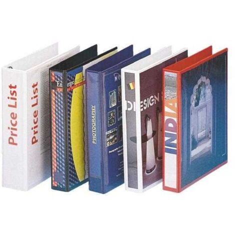 Carpeta canguro 4 anillas mixtas 40mm esselte a4 plastico blanca