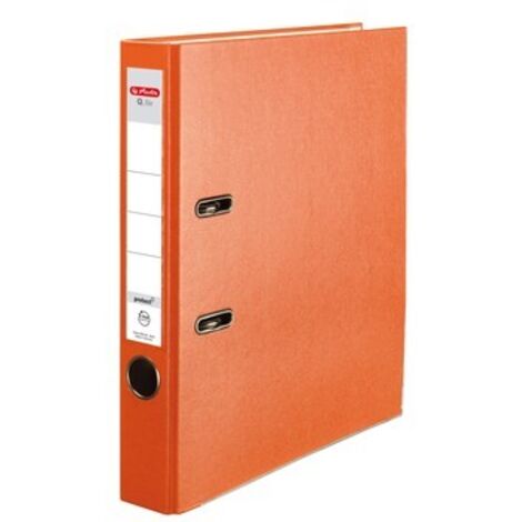 Carpeta de anillas Herlitz A4/50 mm naranja
