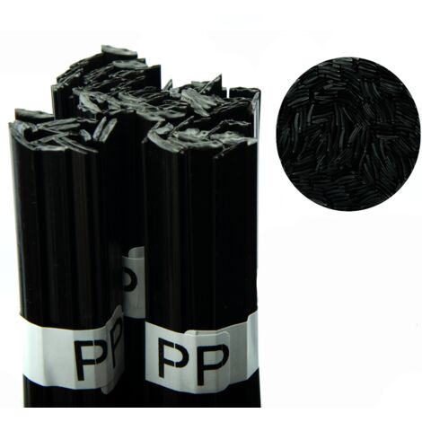 Carpeta de soldadura de plástico PP Negro 100g tira 8mm