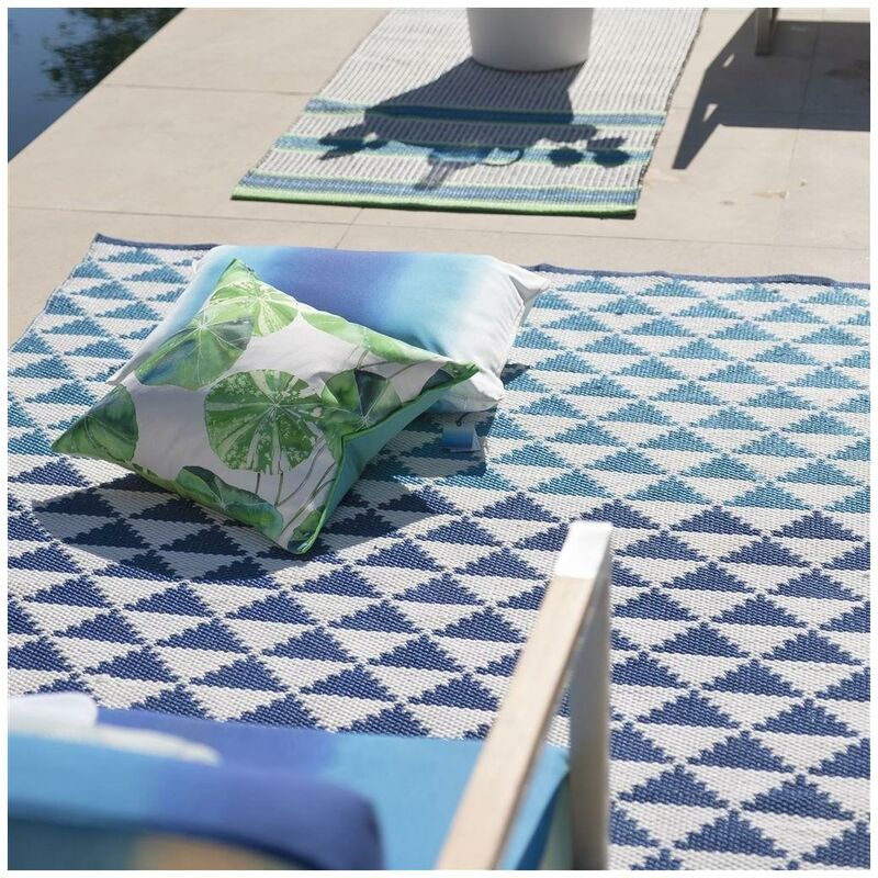 

Cobalt 1A2T Biscayne Cobalt Design alfombra en poliéster azul - Bleu