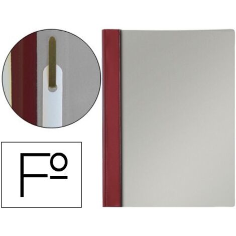Carpeta dossier fastener pvc esselte folio burdeos (pack de 50 uds.)