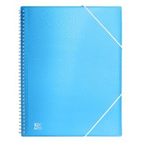 Carpeta espiral A4 Pp Oxford 20 hojas mixtas
