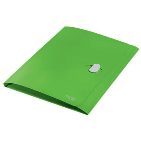 CARPETA POLIPROPILENO 3 SOLAPAS Y CIERRE BROCHE GIRATORIO A4 RECYCLE VERDE LEITZ 46220055