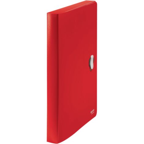 CARPETA POLIPROPILENO DE PROYECTOS 38MM Y CIERRE BROCHE GIRATORIO A4 RECYCLE ROJO LEITZ 46230025