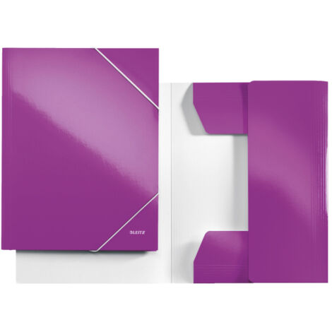 CARPETA SOLAP.LEITZ WOW CART. A4 VIOLETA - Pack de 10 unidades