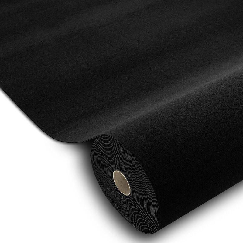 Rugsx - Carpeted Car triumph 990 black any size black 100x200 cm