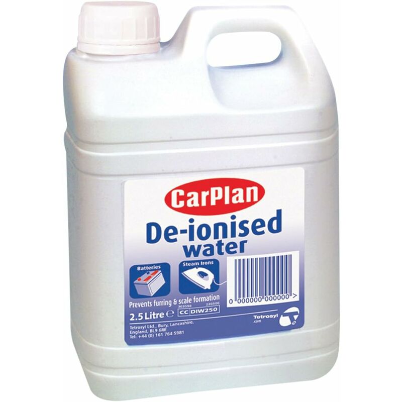 Carplan - De-Ionised Water Car Battery Steam Iron 2.5L