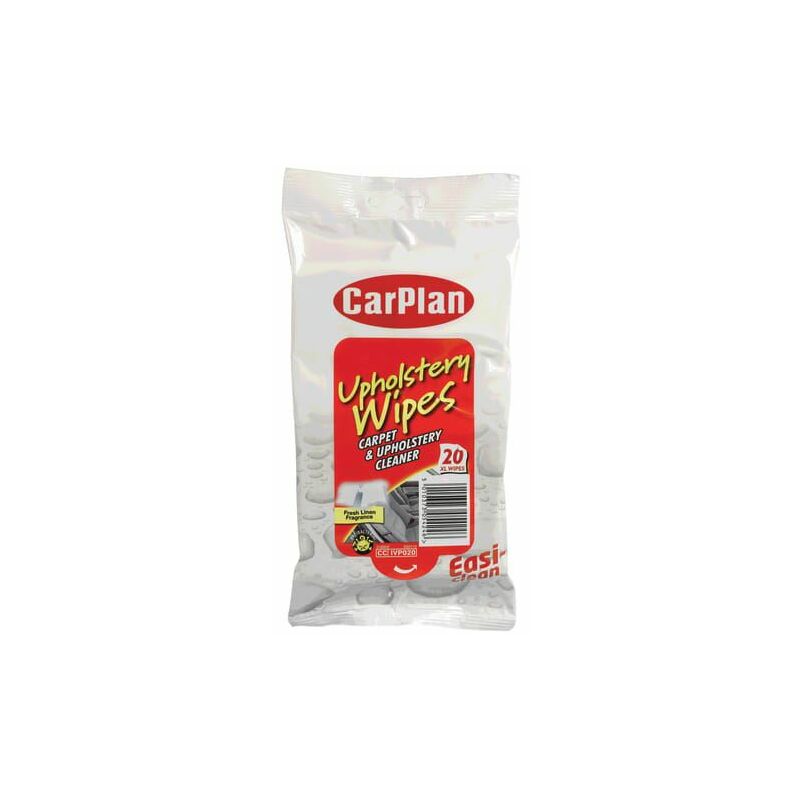 Upholstery Wipes (Pouch of 20) C/PIVP020
