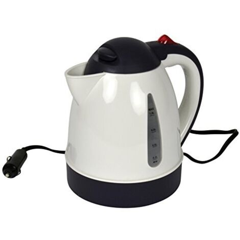 Carpoint - Bollitore per l'acqua - 1 litro - 12V - Bianco