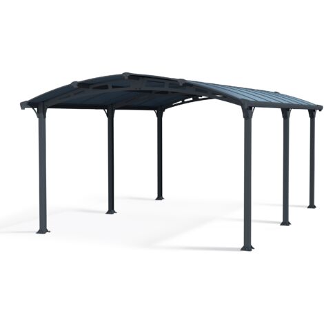 Carport 18,2m² anthrazitgrau - Palram - 701592