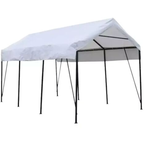 carport auto in acciaio e tessuto eurogarden "ercole" 1 posto 2,7x4,9x2,7 m