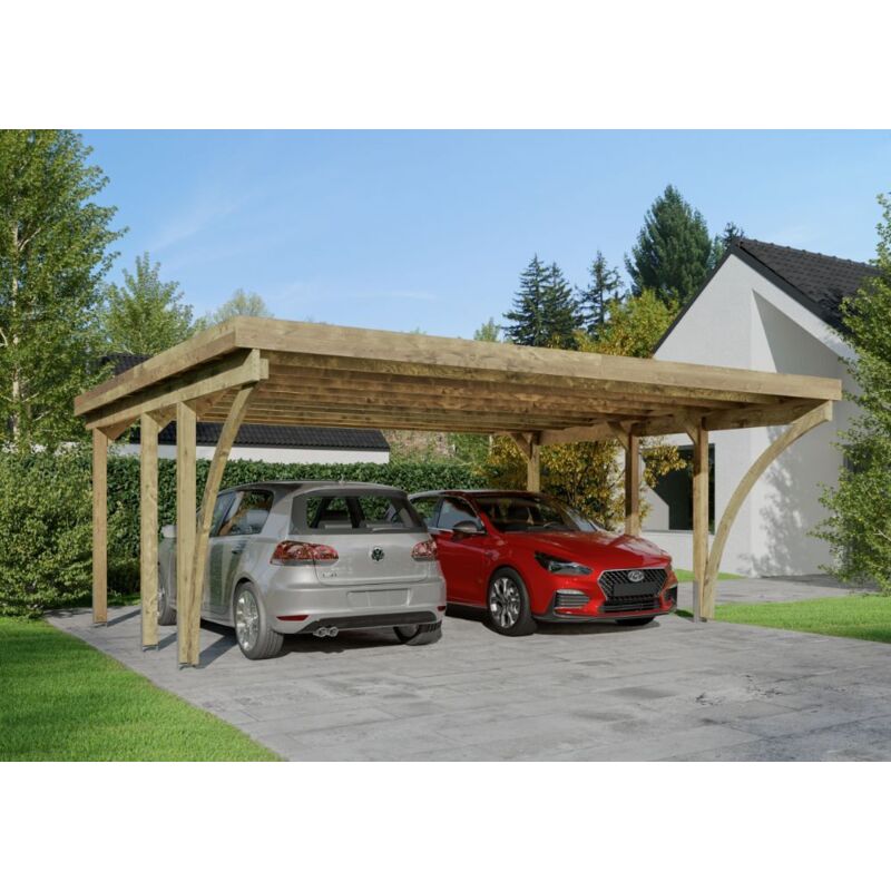 Alpholz - Vert Imprégné sous pression 600 x 504 cm - Vert