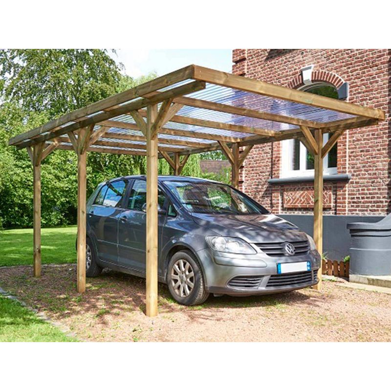  Carport en bois  trait  Max 15 72 m  3207