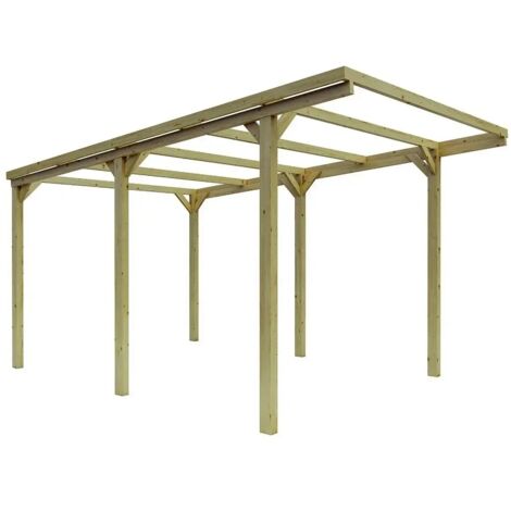 CarPort - Pergola da Giardino 3x5 in Legno per Auto