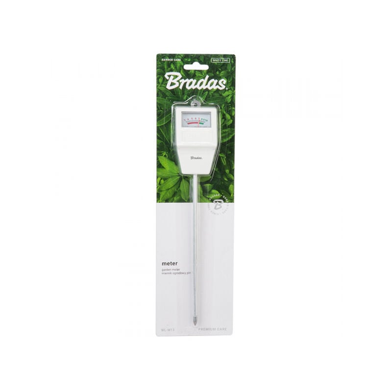 Bradas - pH-mètre analogique carré pour sol, sans pile