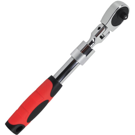 Carraca 1/4 Pulgadas 72 Dientes Acero 40cr Flexible 180° Uso Profesional